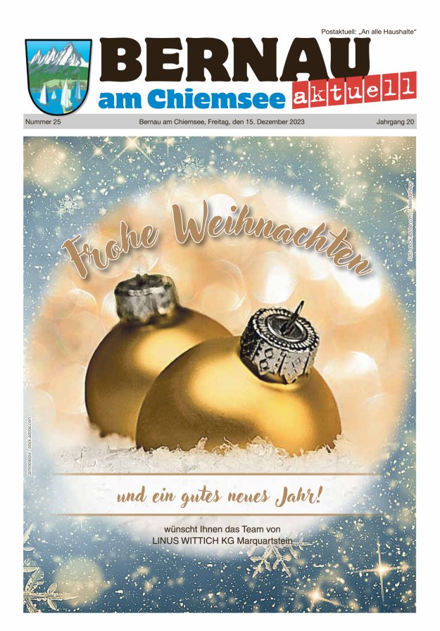 Bernau Aktuell Titelblatt 25/2023