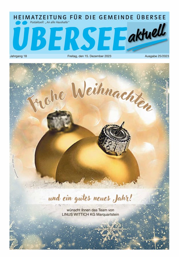 Übersee Aktuell Titelblatt 25/2023
