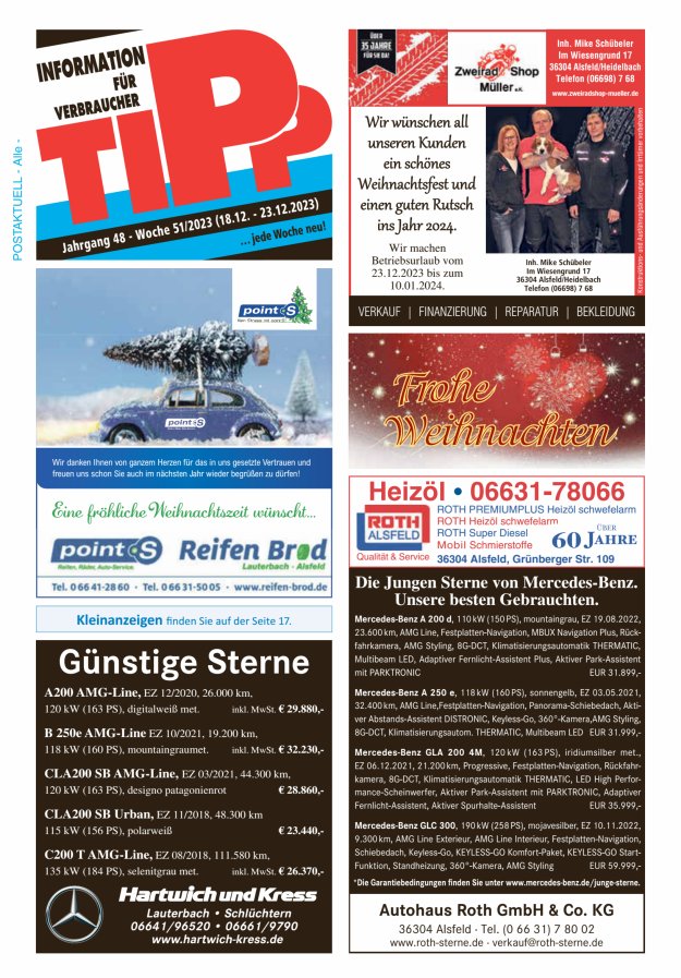 Tipp Vogelsberg Titelblatt 51/2023