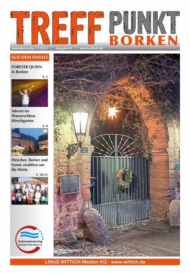 Treffpunkt Borken Titelblatt 12/2023