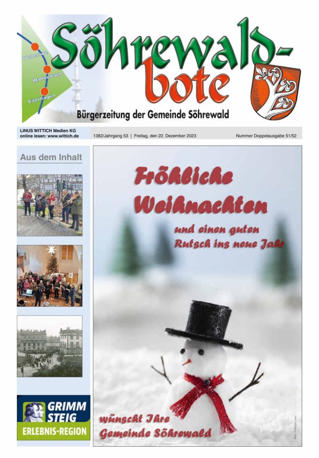 Söhrewaldbote Titelblatt 51/2023