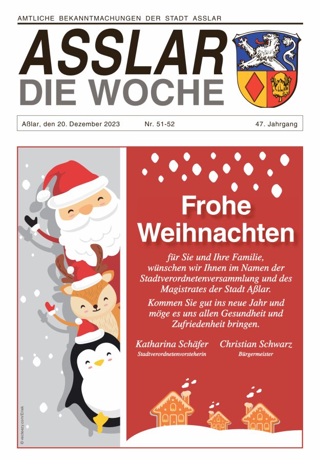 Asslar - Die Woche Titelblatt 51/2023
