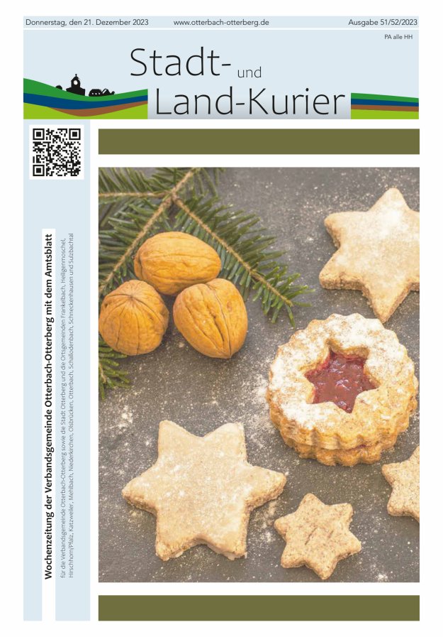Stadt- und Land-Kurier Otterbach-Otterberg Titelblatt 51/2023