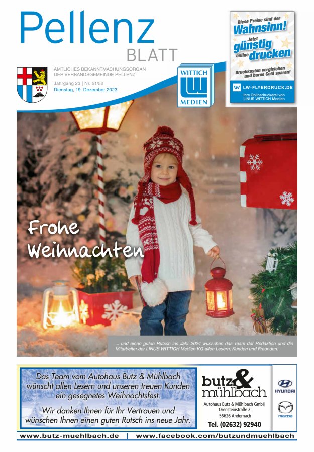 Pellenzblatt Titelblatt 51/2023