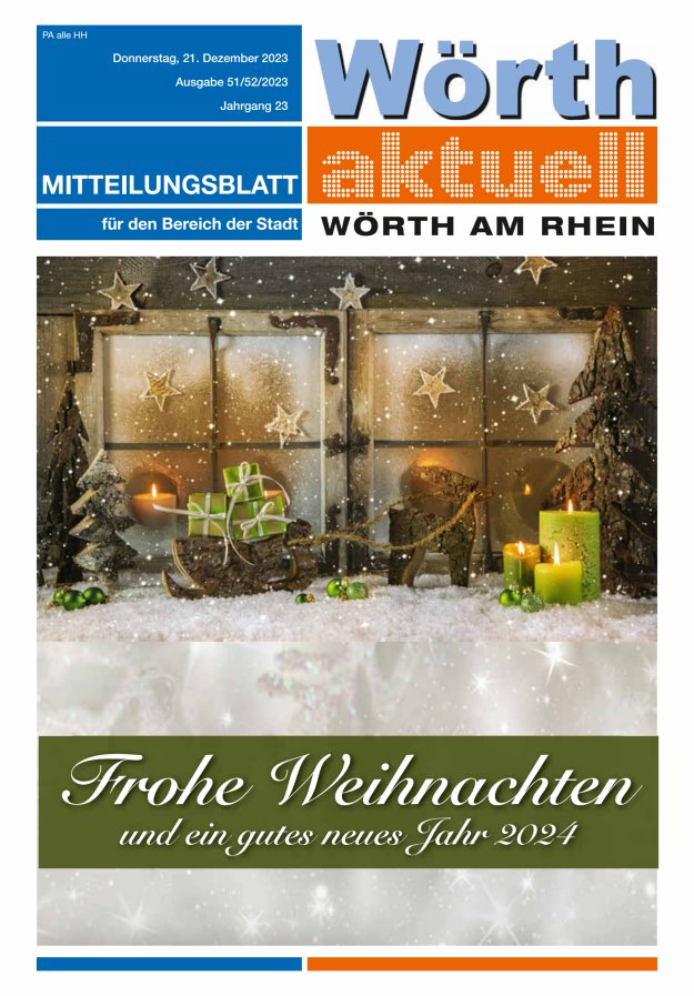 Wörth aktuell Titelblatt 51/2023