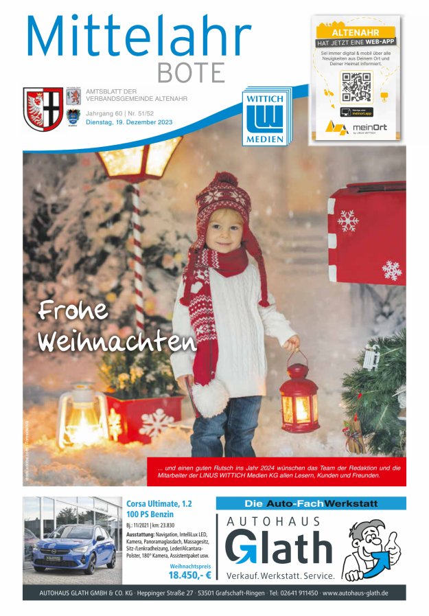 Mittelahr Bote Titelblatt 51/2023