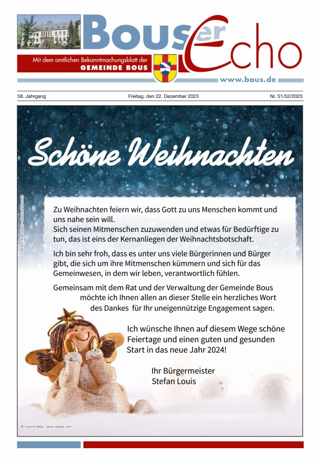 Bouser Echo Titelblatt 51/2023