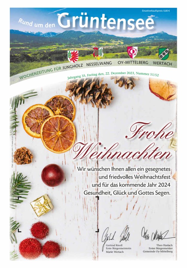 Rund um den Grüntensee Titelblatt 51/2023