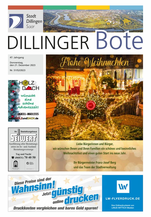 Dillinger Bote Titelblatt 51/2023