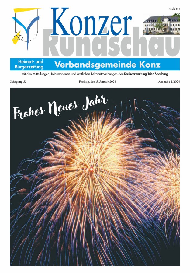 Konzer Rundschau Titelblatt 01/2024