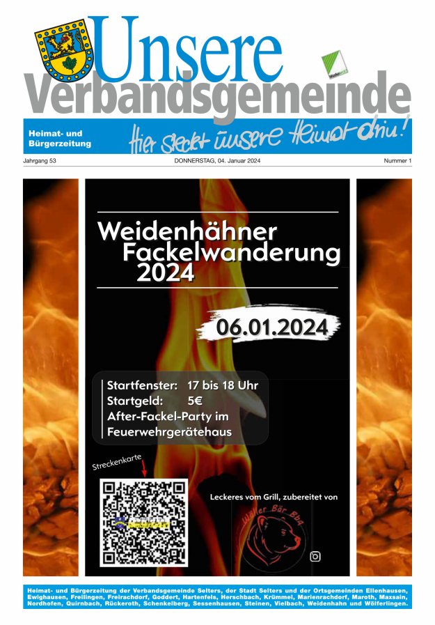 Unsere Verbandsgemeinde Selters Ww Titelblatt 01/2024