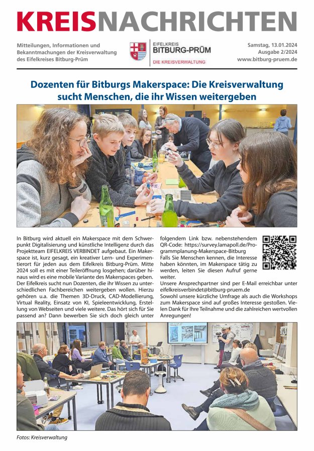 Kreis Bitburg-Prüm Titelblatt 02/2024