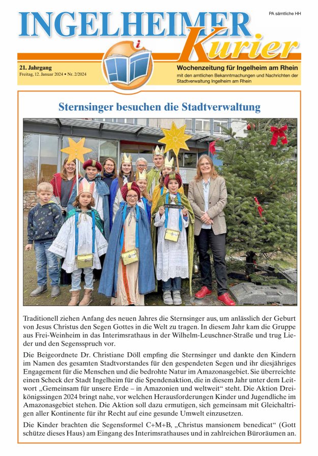 Ingelheimer Kurier Titelblatt 02/2024