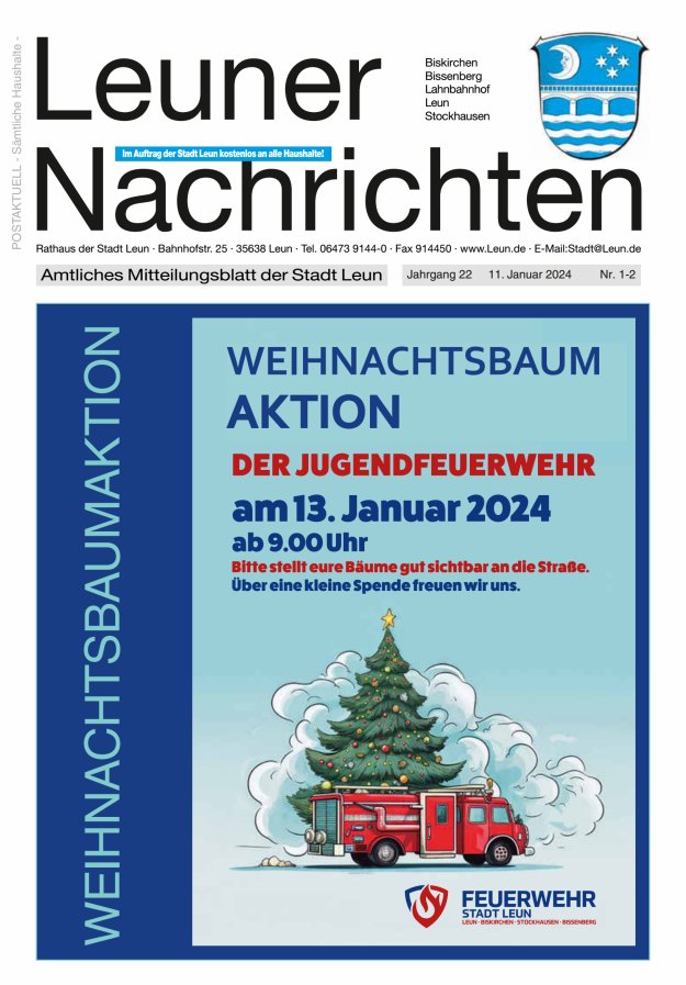 Leuner Nachrichten Titelblatt 02/2024