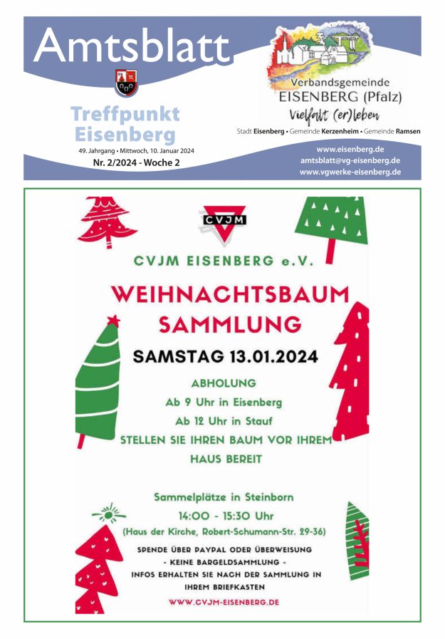 Treffpunkt Eisenberg Titelblatt 01/2024
