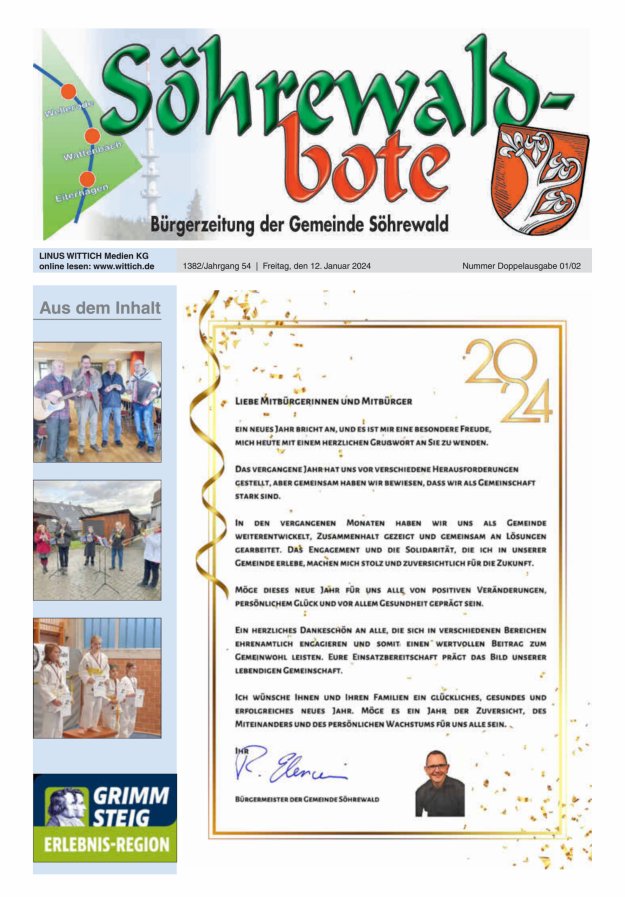 Söhrewaldbote Titelblatt 02/2024