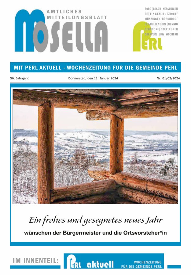 Mosella Perl Titelblatt 01/2024