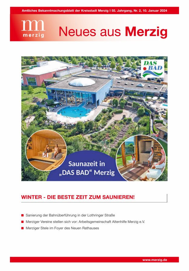 Neues aus Merzig Titelblatt 02/2024