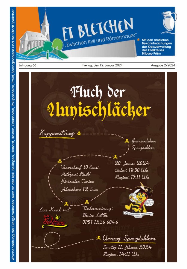 Et Bletchen VG Speicher Titelblatt 02/2024