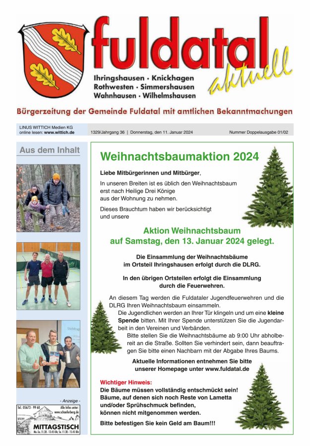 Fuldatal aktuell Titelblatt 02/2024