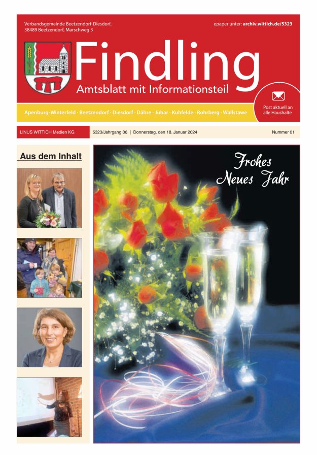 Der Findling Titelblatt 01/2024