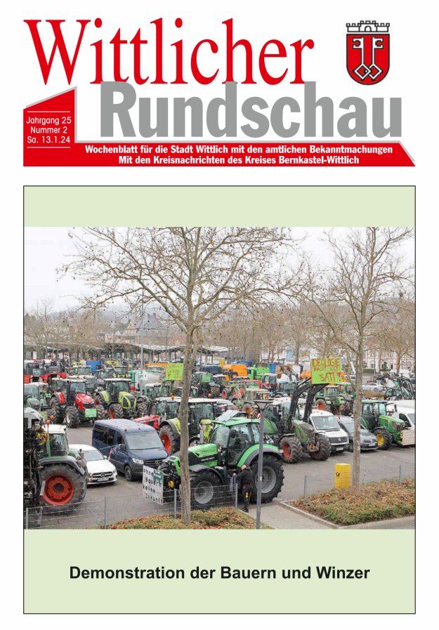 Wittlicher Rundschau Titelblatt 02/2024