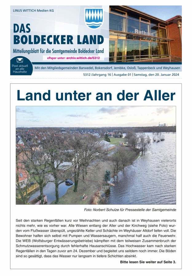 Samtgemeinde Boldecker Land Titelblatt 01/2024