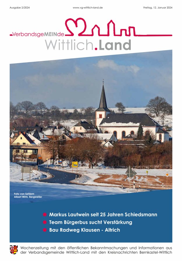 Mein Wittlich.Land Titelblatt 02/2024