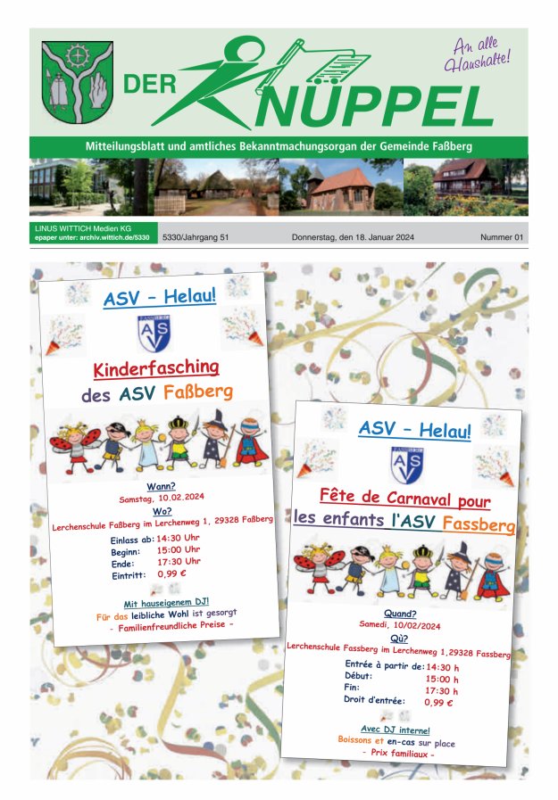 Der Knüppel Titelblatt 01/2024