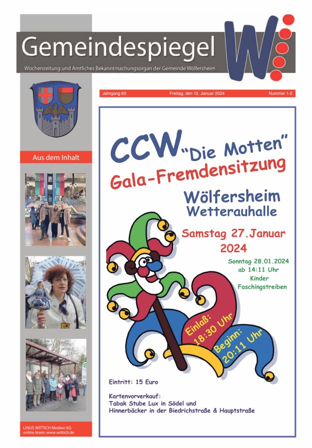 Der Gemeindespiegel Titelblatt 02/2024