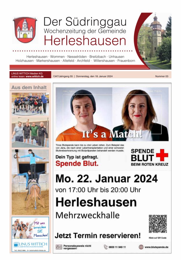 Der Südringgau Titelblatt 03/2024
