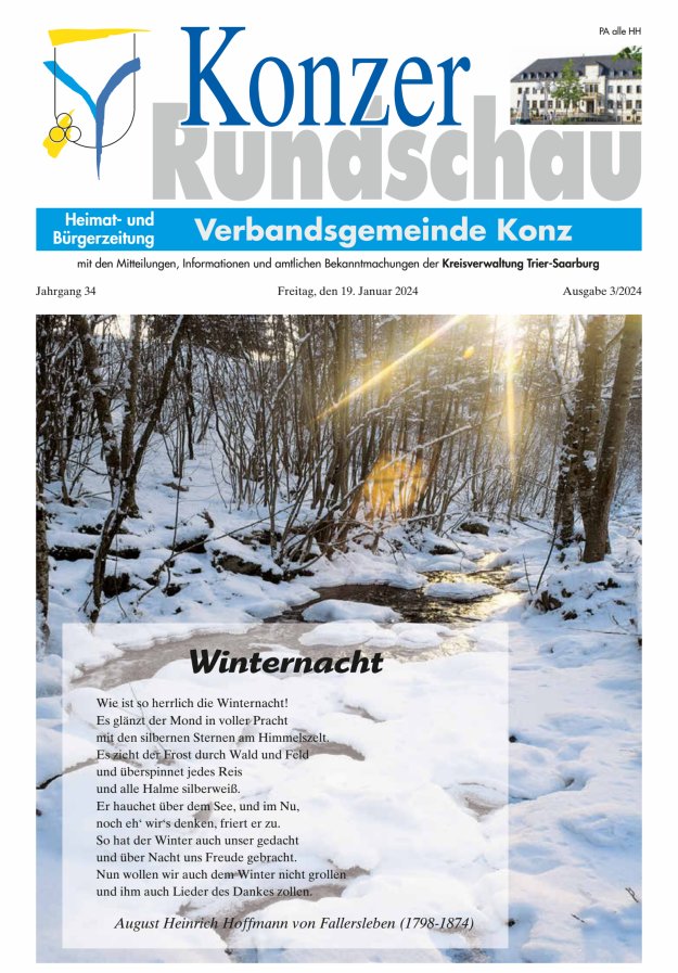 Konzer Rundschau Titelblatt 03/2024