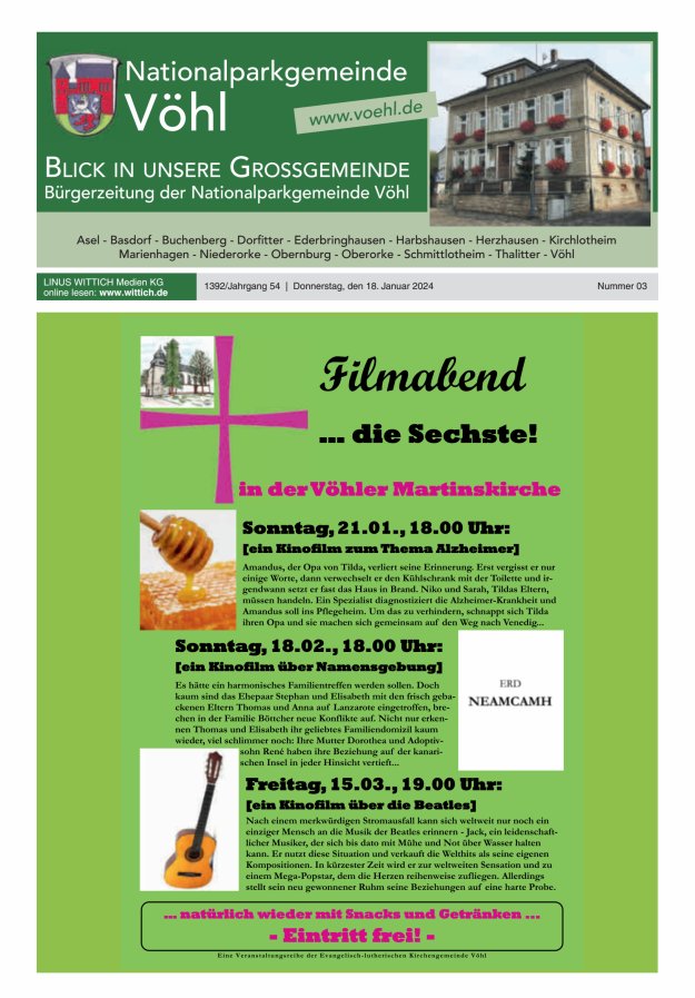 Blick in unsere Grossgemeinde Titelblatt 03/2024