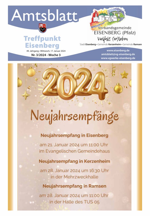 Treffpunkt Eisenberg Titelblatt 03/2024
