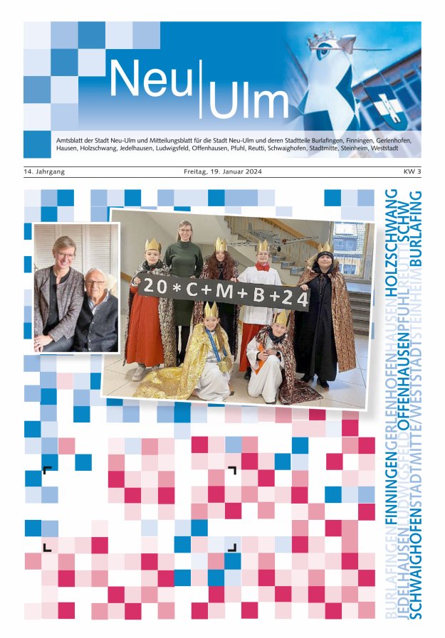 Amtsblatt der Stadt Neu-Ulm und Mitteilungsblatt für die Stadt Neu-Ulm Titelblatt 03/2024