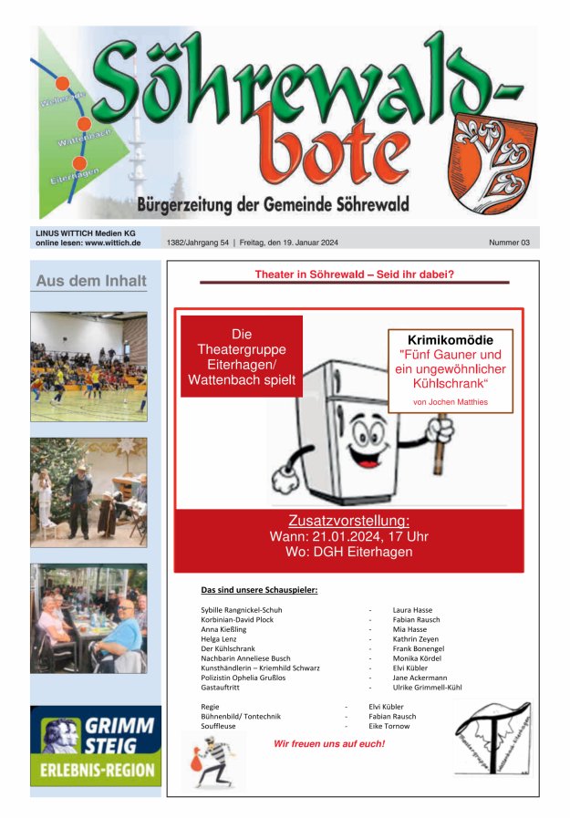 Söhrewaldbote Titelblatt 03/2024
