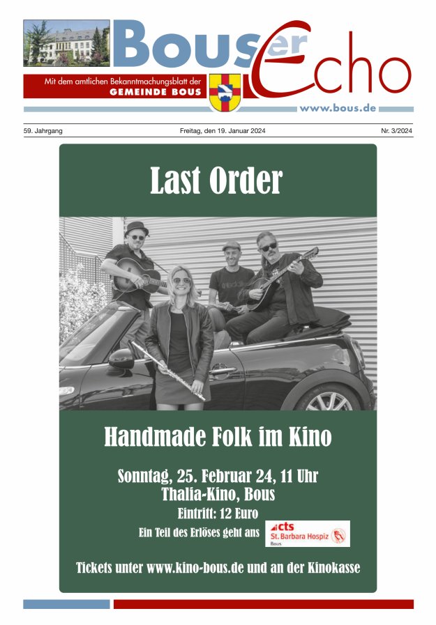 Bouser Echo Titelblatt 03/2024