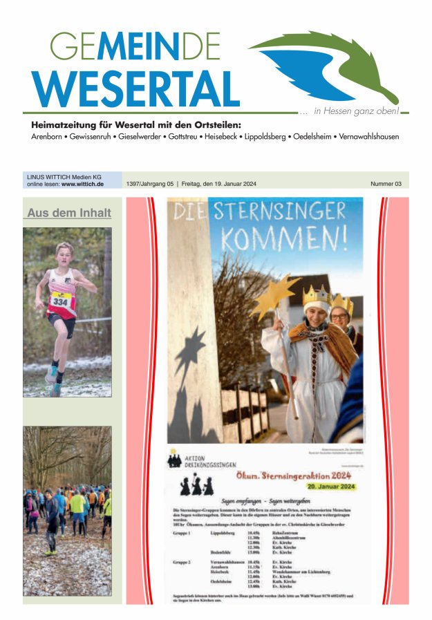 Wesertal Titelblatt 03/2024