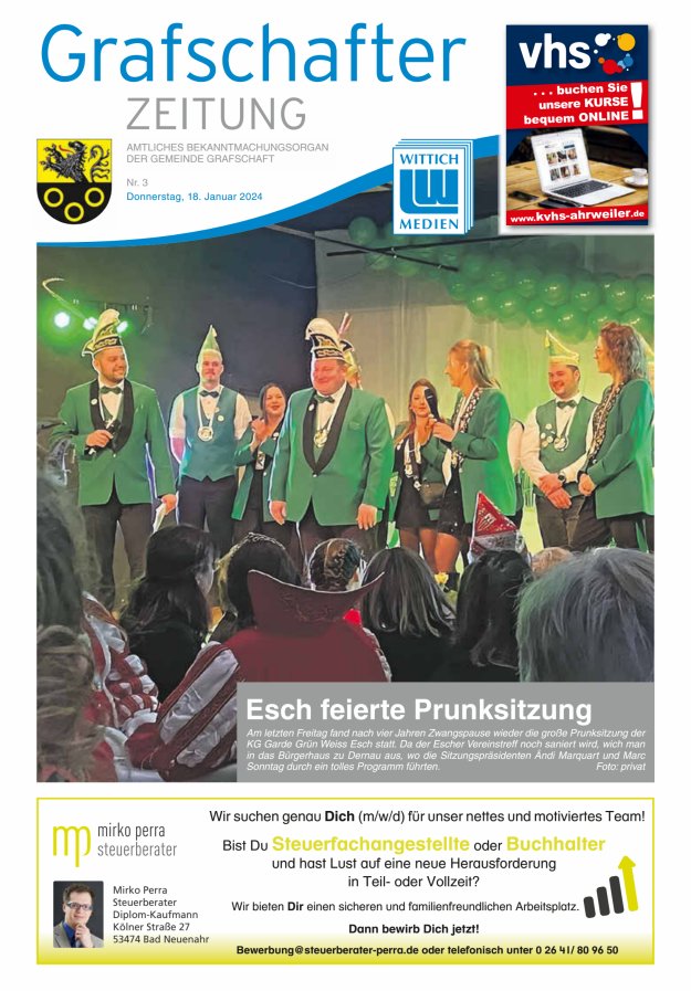 Grafschafter Zeitung Titelblatt 03/2024