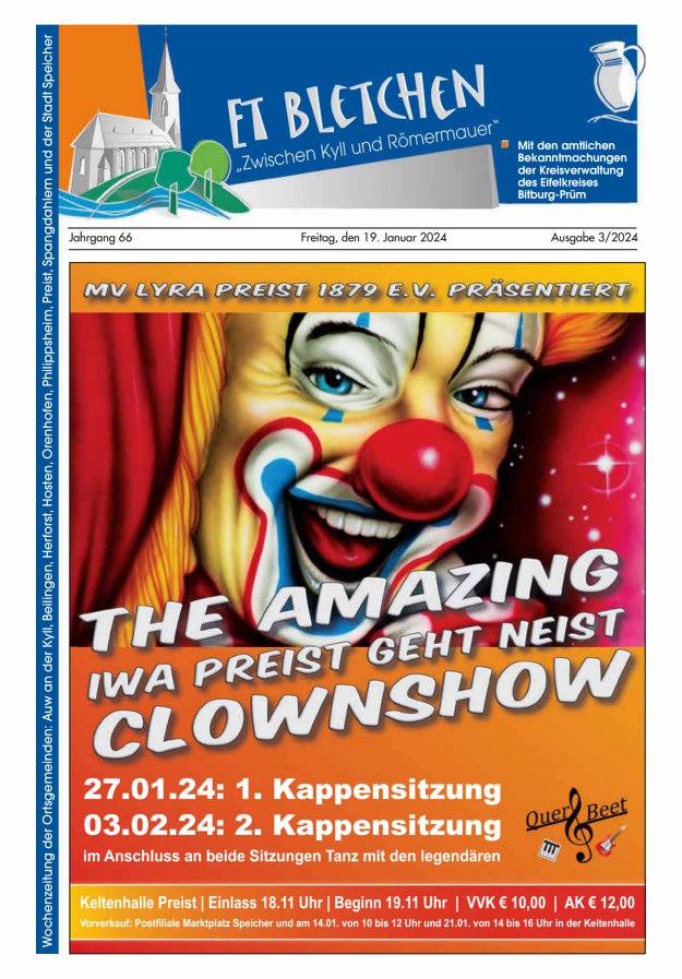 Et Bletchen VG Speicher Titelblatt 03/2024
