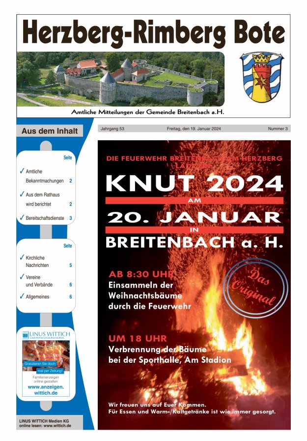 Herzberg-Rimberg Bote Titelblatt 03/2024