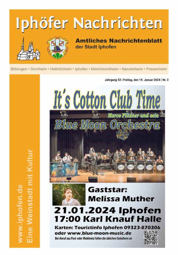 Iphöfer Nachrichten Titelblatt 03/2024