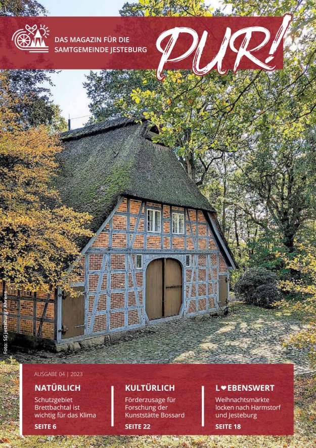 Das Magazin für die Samtgemeinde Jesteburg - PUR Titelblatt 04/2023