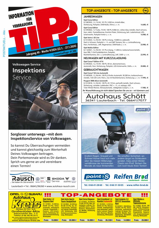Tipp Vogelsberg Titelblatt 04/2024