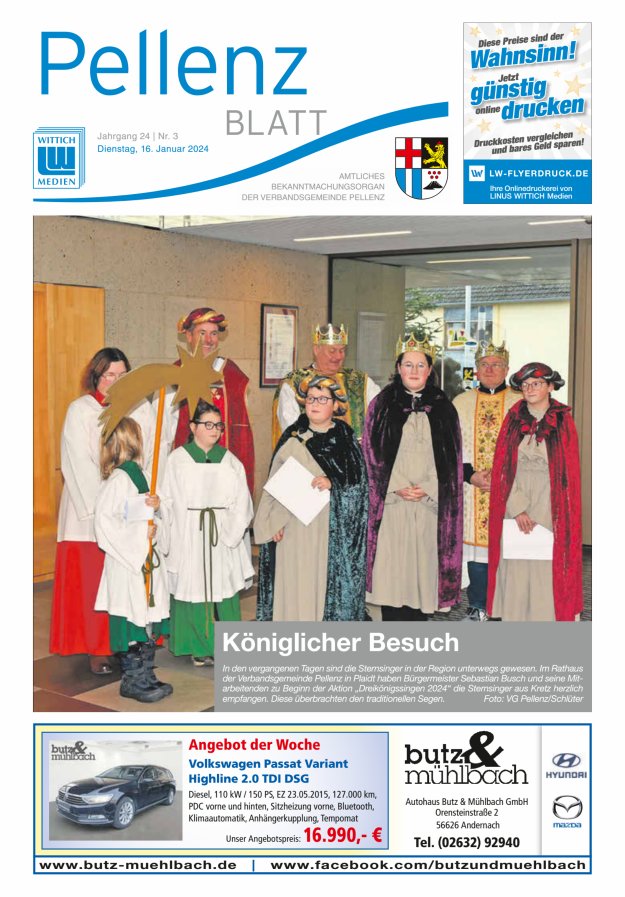 Pellenzblatt Titelblatt 03/2024