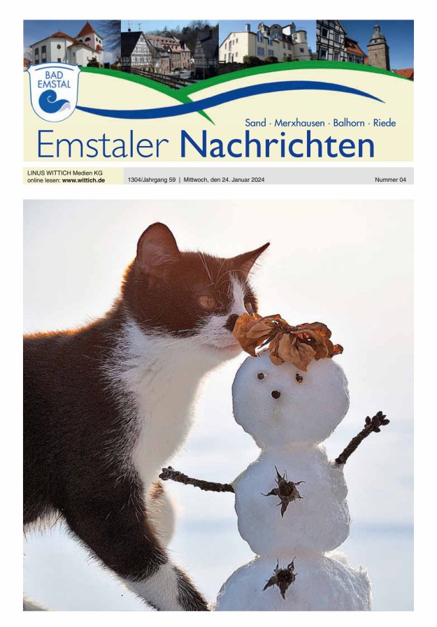Emstaler Nachrichten Titelblatt 04/2024