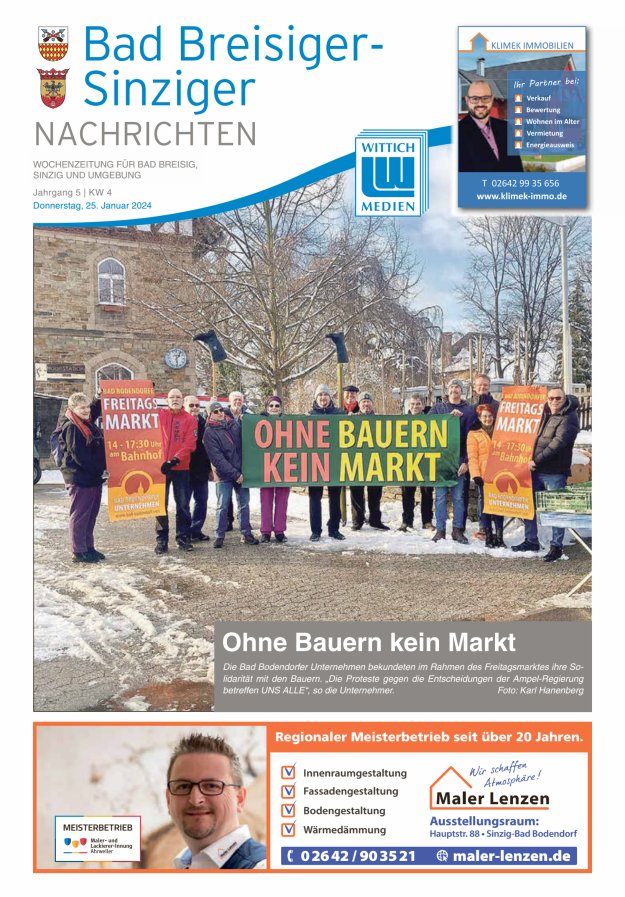 Bad Breisiger-Sinziger Nachrichten Titelblatt 04/2024
