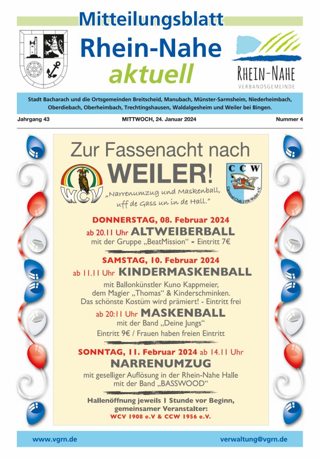 Rhein-Nahe aktuell Titelblatt 04/2024