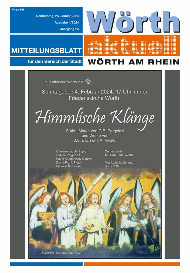 Wörth aktuell Titelblatt 03/2024