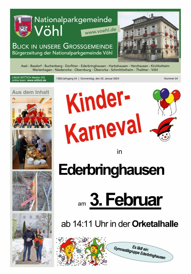 Blick in unsere Grossgemeinde Titelblatt 04/2024